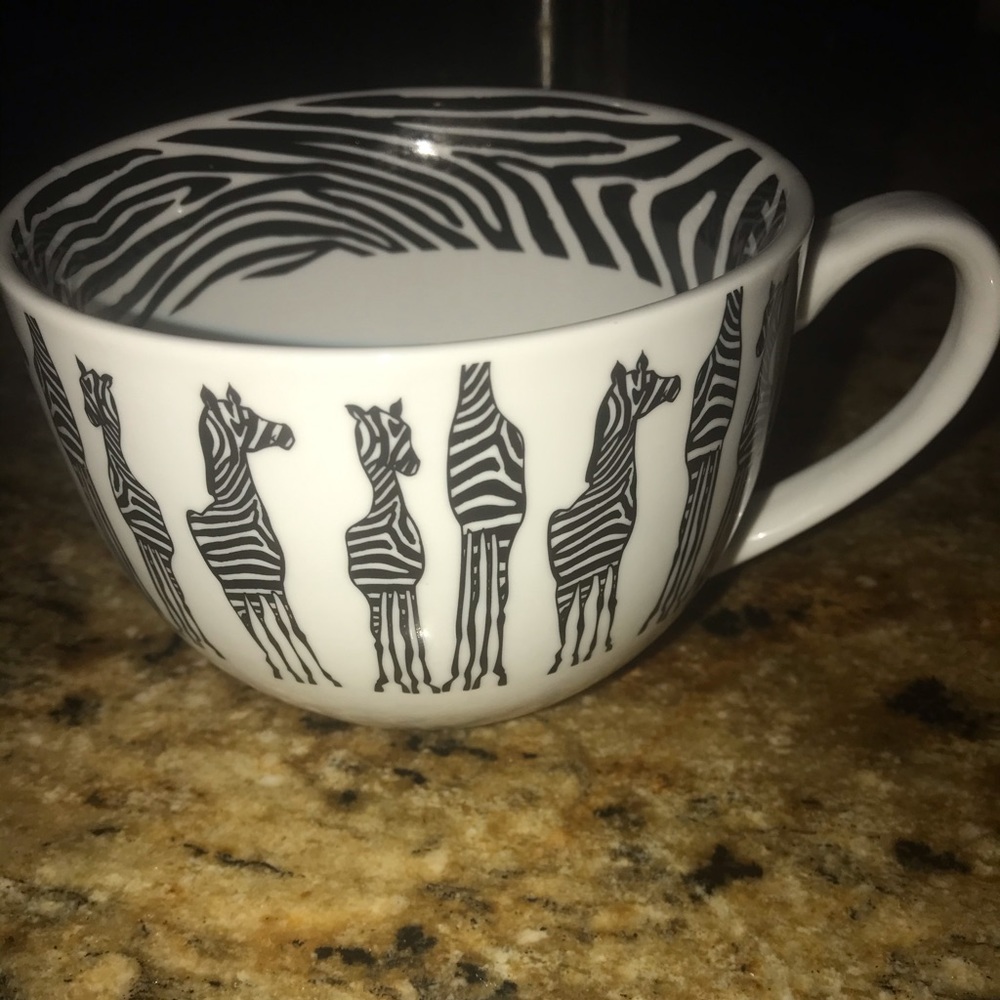 Pier 1 Imports big wide zebra cup